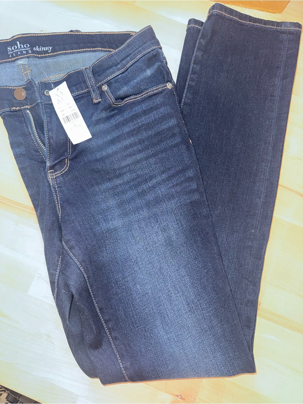 NWT Women’s skinny Stretch Dark Blue Denim Jeans